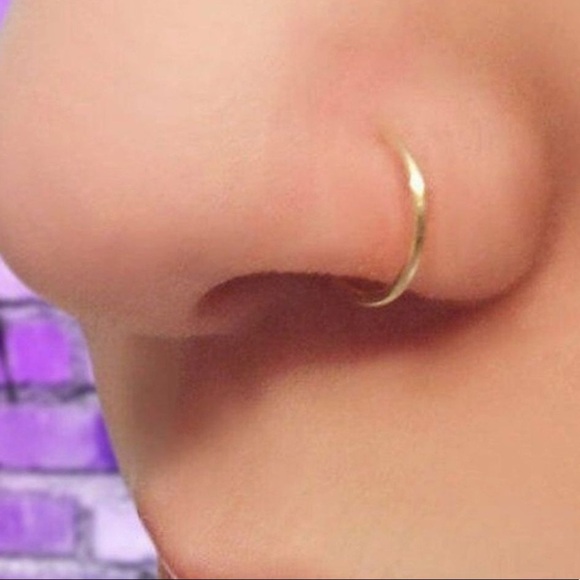🆕Nose Rings non-piercing 5 piece Surgical Stainless Steel ClipOn Fake No Pierce - Picture 6 of 14